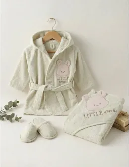 Set de baie, Little One, gri
