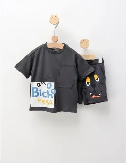 Set de vara, Bichoo Pega, gri-petrol