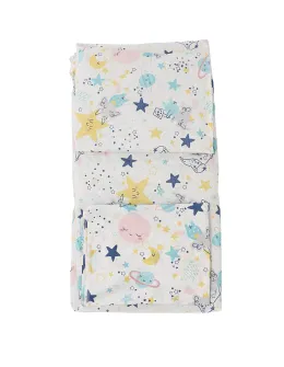 Set lenjerie patut 3 piese Galaxy crem