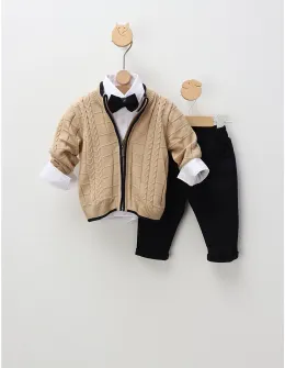 Set premium Nowa Kids Style, bej-belumarin