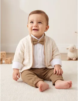 Set premium Nowa Kids Style, ecru-bej