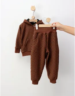 Trening Winter Warm Fashion, maro