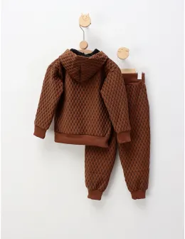 Trening Winter Warm Fashion, maro
