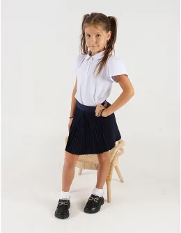 Tricou fetite, premium POLO model alb