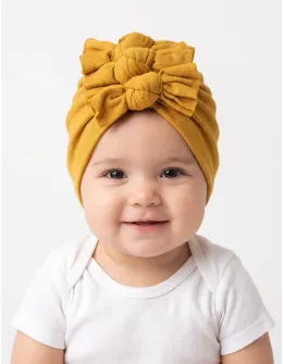 Turban 3 fundite model galben