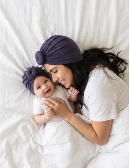Turban MAMA-COPIL bleumarin M6