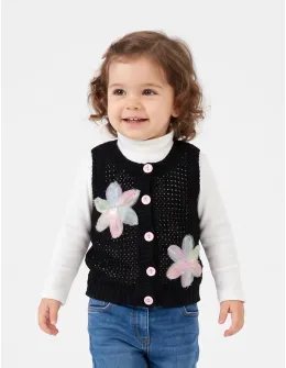 Vesta acrilic Anastasia, model negru