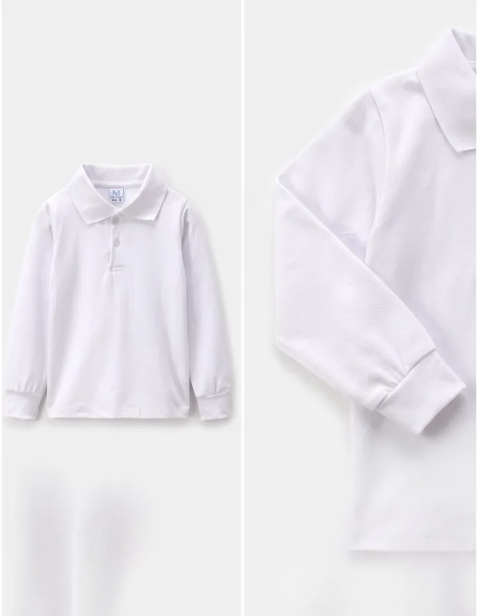Bluza baieti simplu premium POLO picture - 3