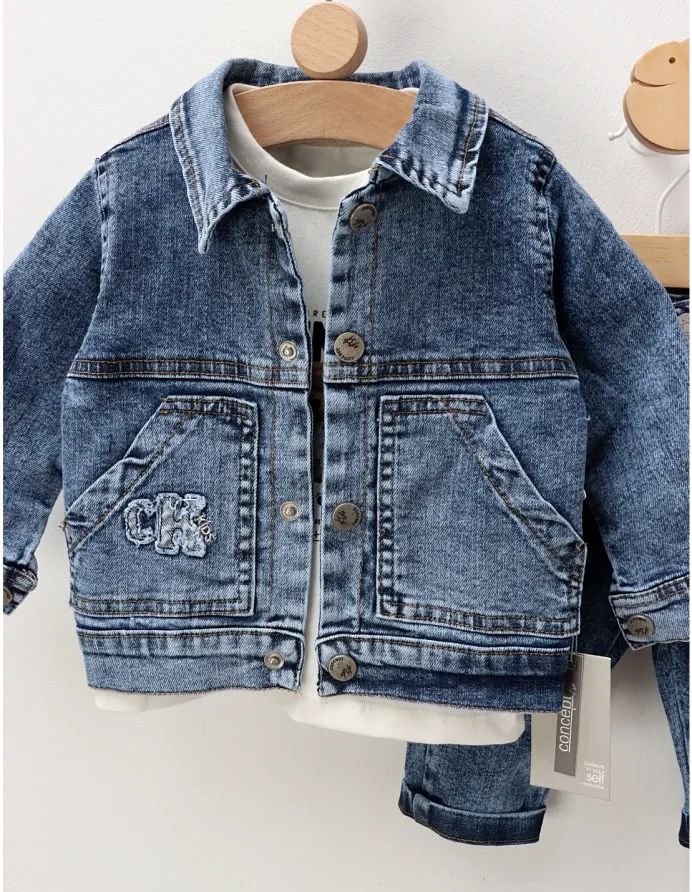 Compleu blug, Forever Denim, cu albastru picture - 5