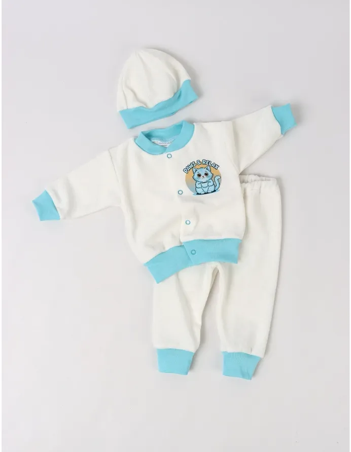 Compleu Cocolino Paws & Relax, cu turcoaz picture - 2