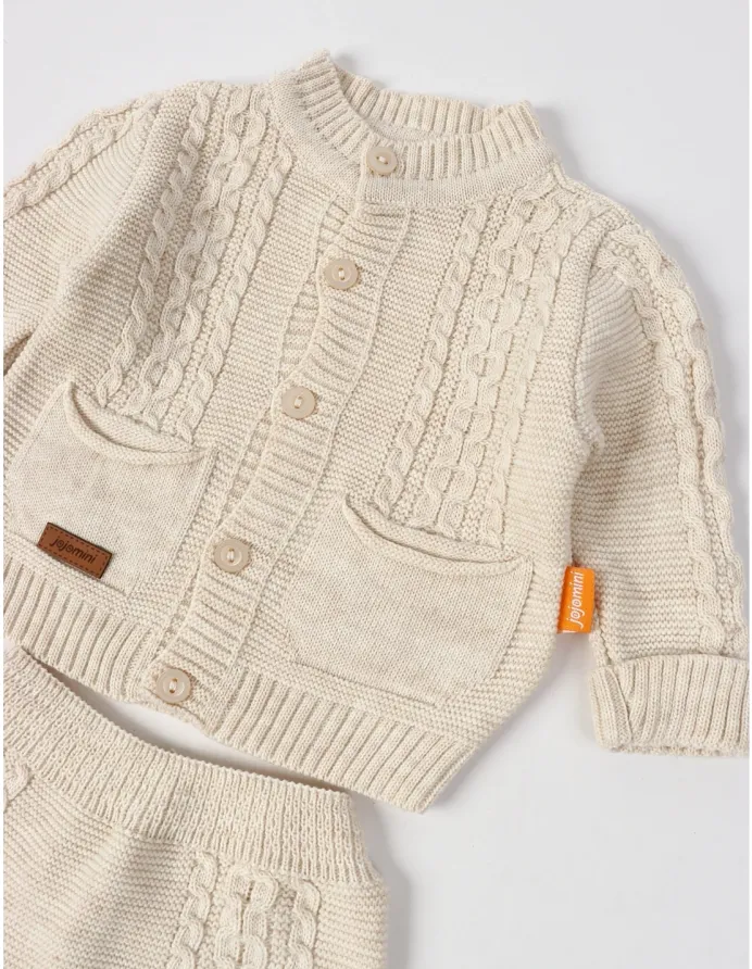 Compleu croset acrilic Alin, crem picture - 4