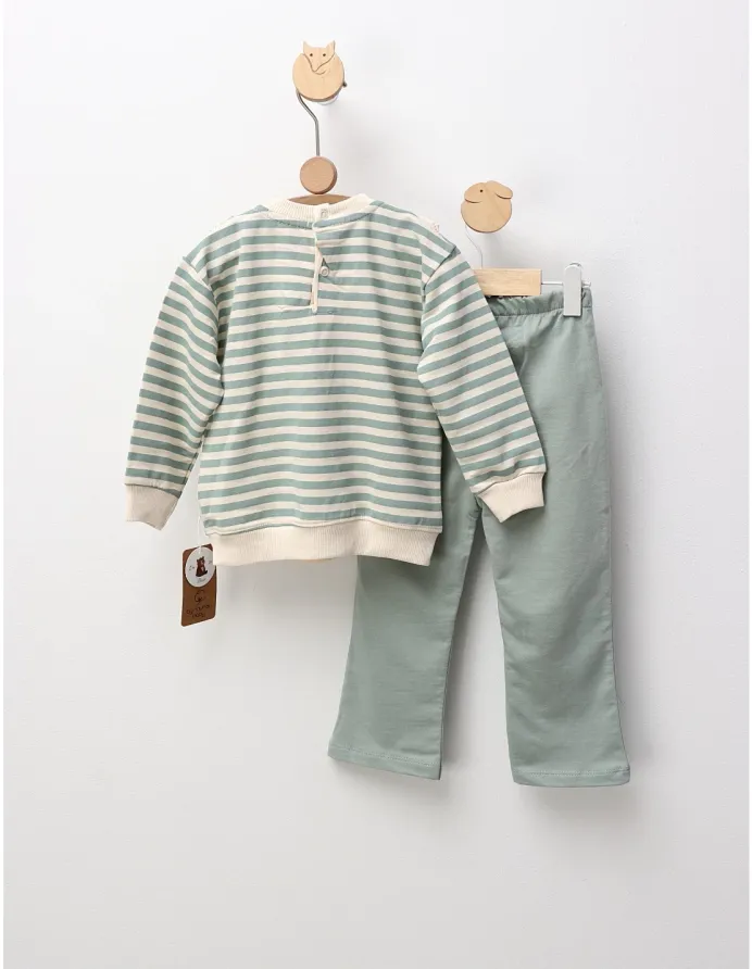 Compleu cu broderie Mada, model cu verde picture - 4