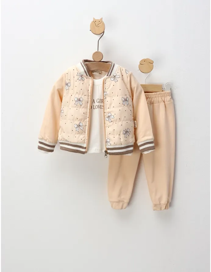 Compleu cu Jacheta, Just A Girl, crem picture - 2