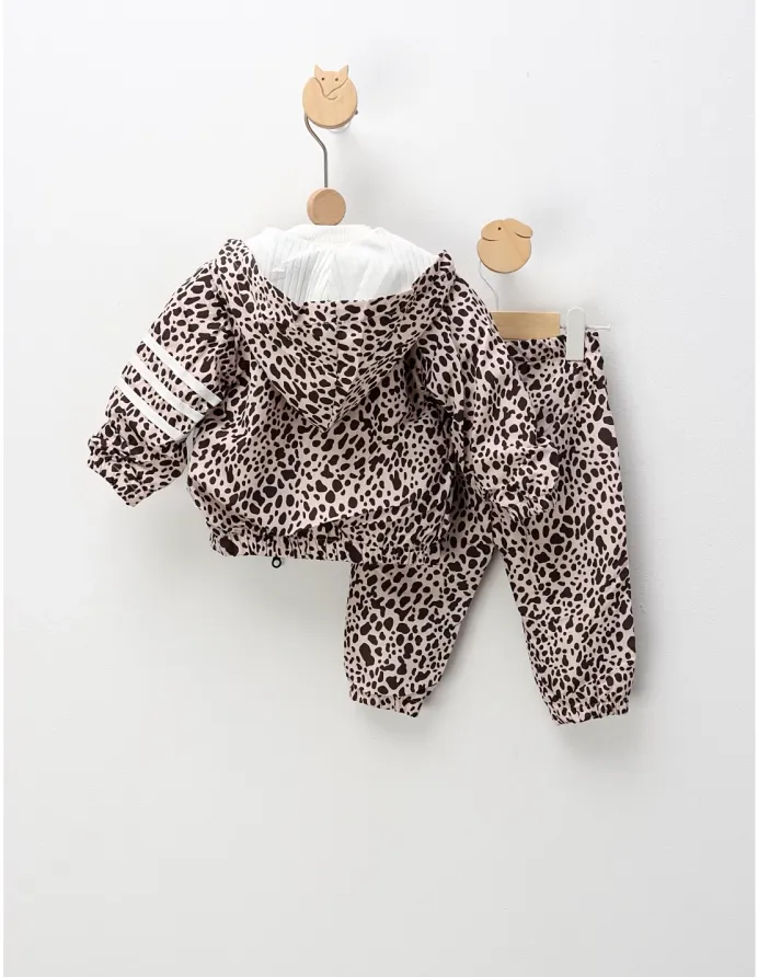 Compleu Two Leopard Cub, crem-negru picture - 6