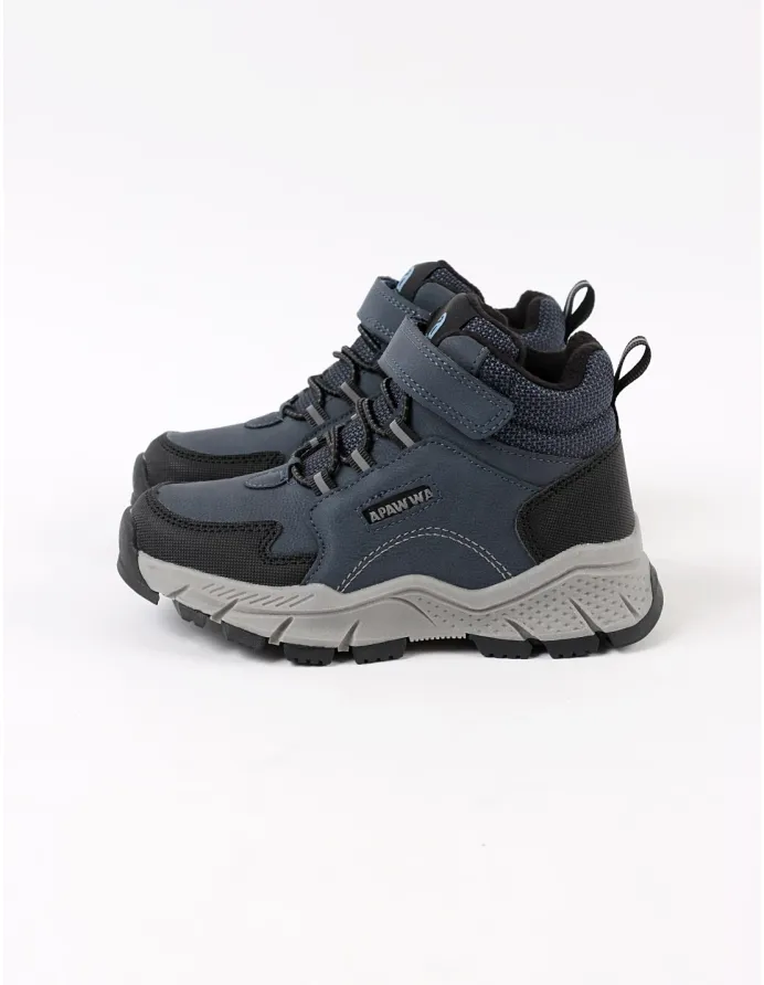 Ghete sport baieti captusite bleumarin picture - 3