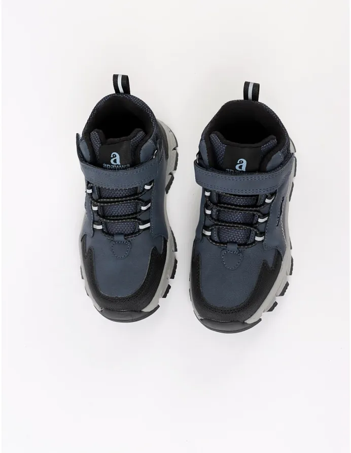 Ghete sport baieti captusite bleumarin picture - 5