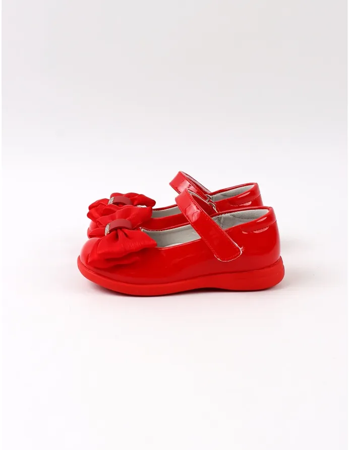 Pantofi Apawwa cu organza, eleganti rosu picture - 3