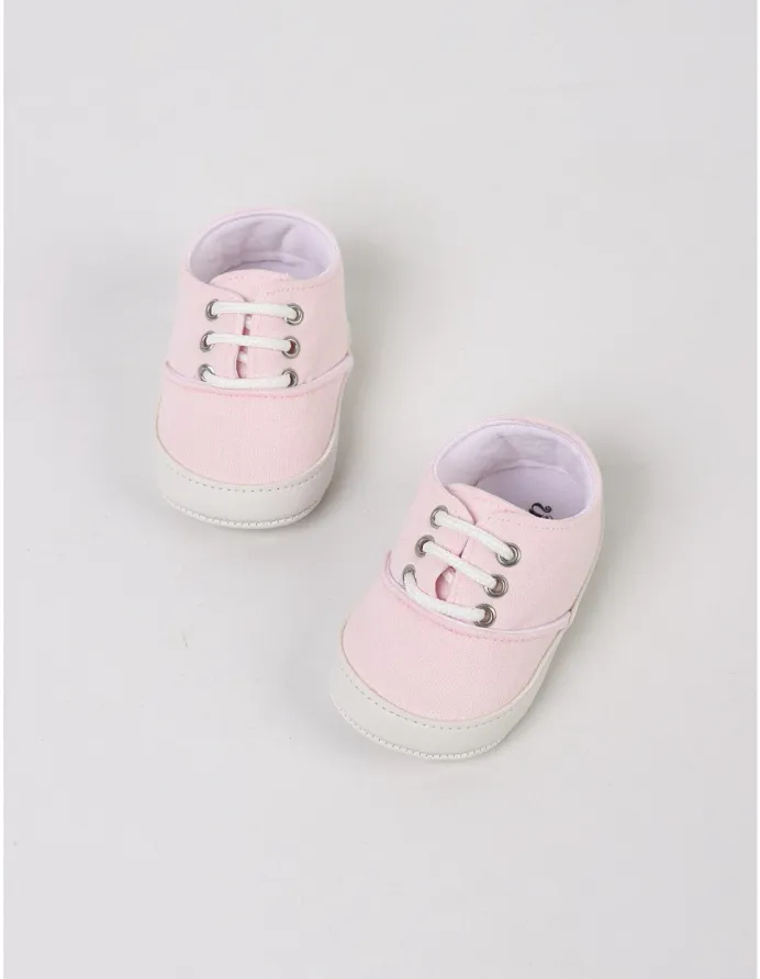 Tenisi bebe, First Steps, cu roz picture - 2
