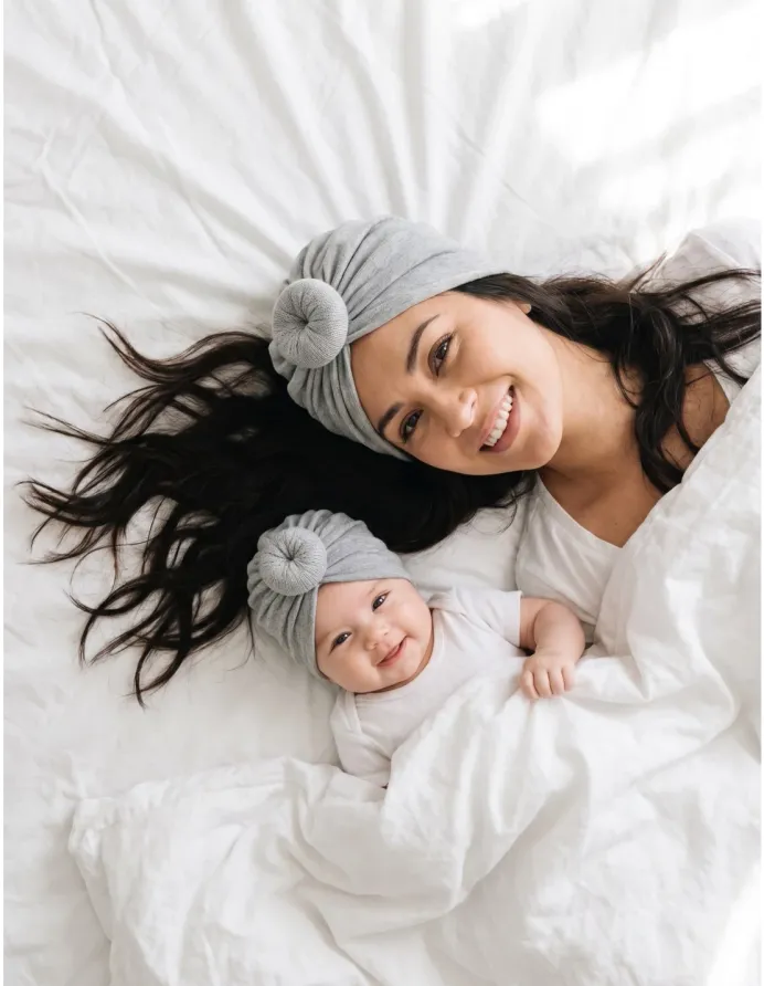 Turban MAMA-COPIL gri M7 picture - 2