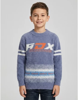 Pulover Mohair, ADX Fashion, albastru