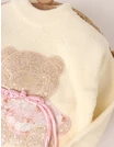 Pulover Mohair, Anette, ecru picture - 3