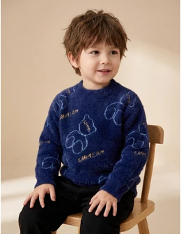 Pulover Mohair, Keep & Moovin, bleumarin