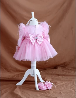 Rochita botez PRINCESS model roz 2