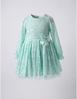 Rochita cu dantela Sandy, verde