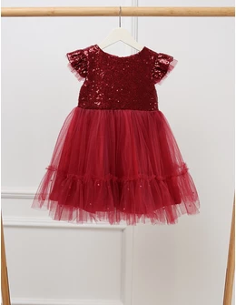 Rochita cu paiete Anette, grena