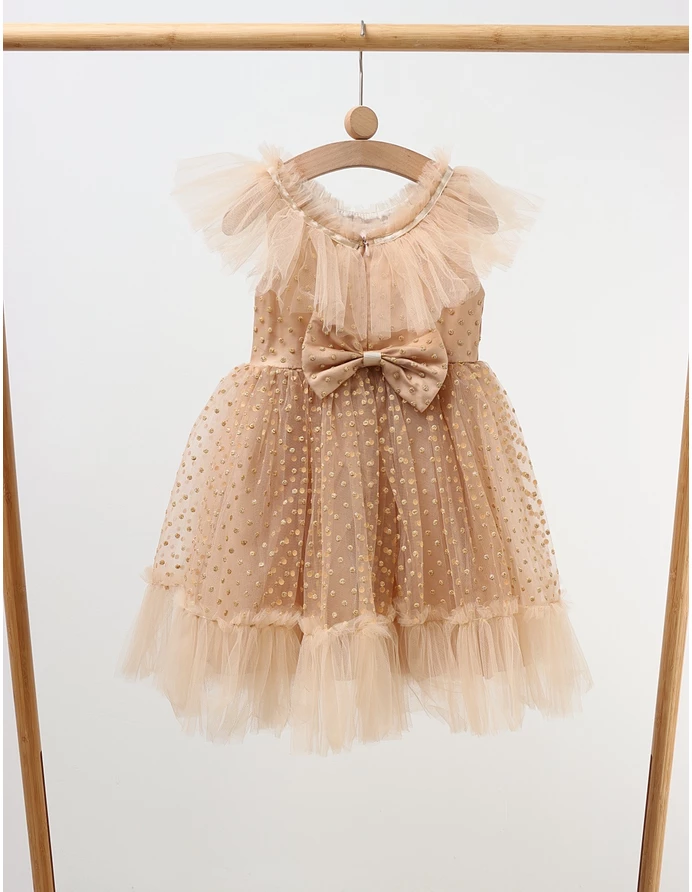 Rochita cu tulle Mandy, bej picture - 4