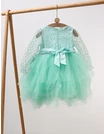 Rochita cu tulle Mara, verde picture - 5