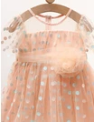 Rochita cu tulle si buline Ana, corai picture - 2