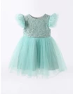 Rochita cu tulle Zara, model verde picture - 1
