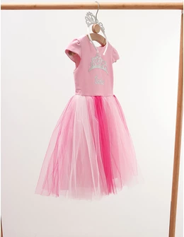 Rochita premium Barbie Girl, roz-ciclam