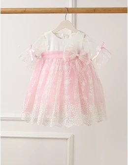 Rochita premium Elisha, cu roz