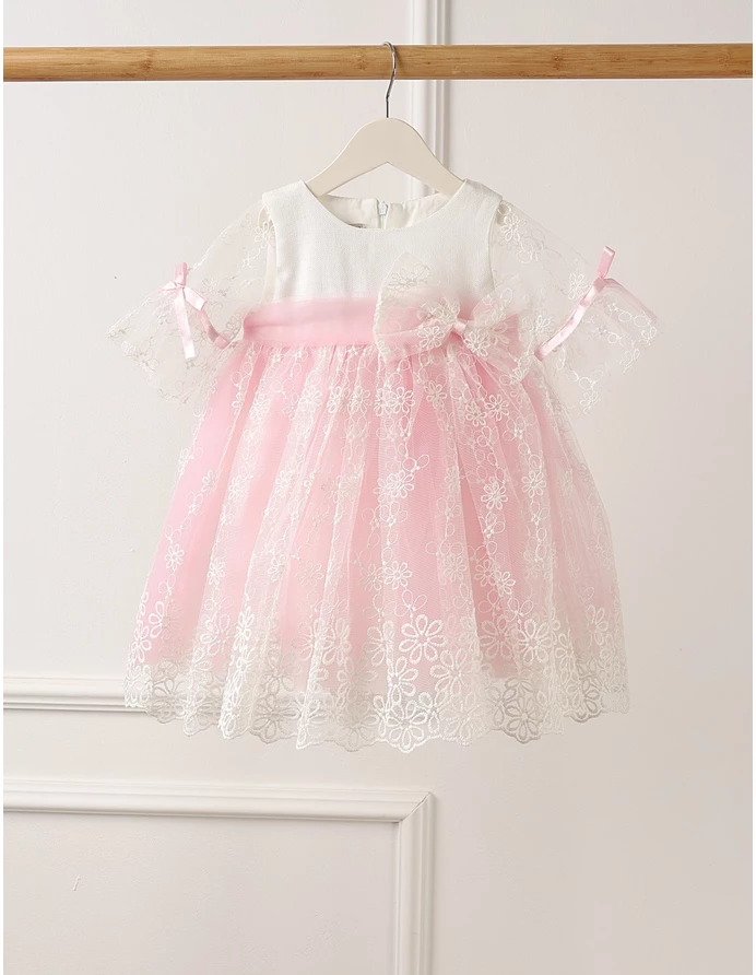 Rochita premium Elisha, cu roz picture - 2