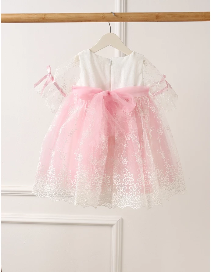 Rochita premium Elisha, cu roz picture - 5