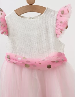 Rochita premium Hellen, cu roz