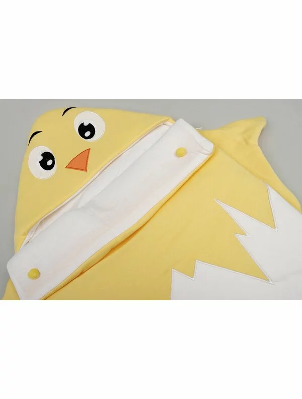handkerchief Clinic Panda Sac de dormit pui model galben