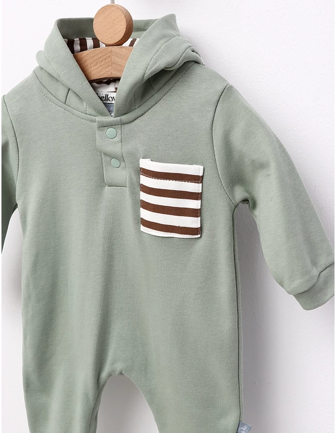 Salopeta Bebe Iepuras, model verde picture - 2