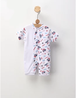 Salopeta bebe, imprimata airplane boy