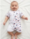 Salopeta bebe, imprimata airplane boy picture - 1