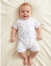 Salopeta bebe, imprimata stelute blue-bleumarin picture - 1