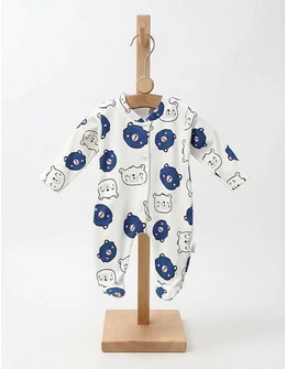 Salopeta cu botosei, cap de ursulet albastru