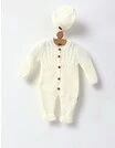 Salopeta cu fes, Croset Premium, Mely, alb picture - 1