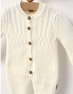 Salopeta cu fes, Croset Premium, Mely, alb picture - 2