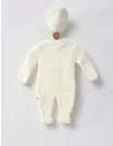 Salopeta cu fes, Croset Premium, Mely, alb picture - 3