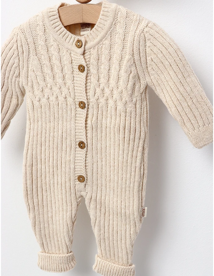 Salopeta cu fes, Croset Premium, Mely, crem picture - 2