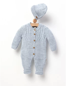 Salopeta cu fes, Croset Premium, Mely, bleu