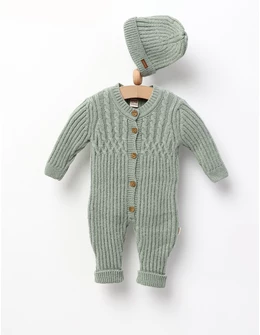 Salopeta cu fes, Croset Premium, Mely, verde